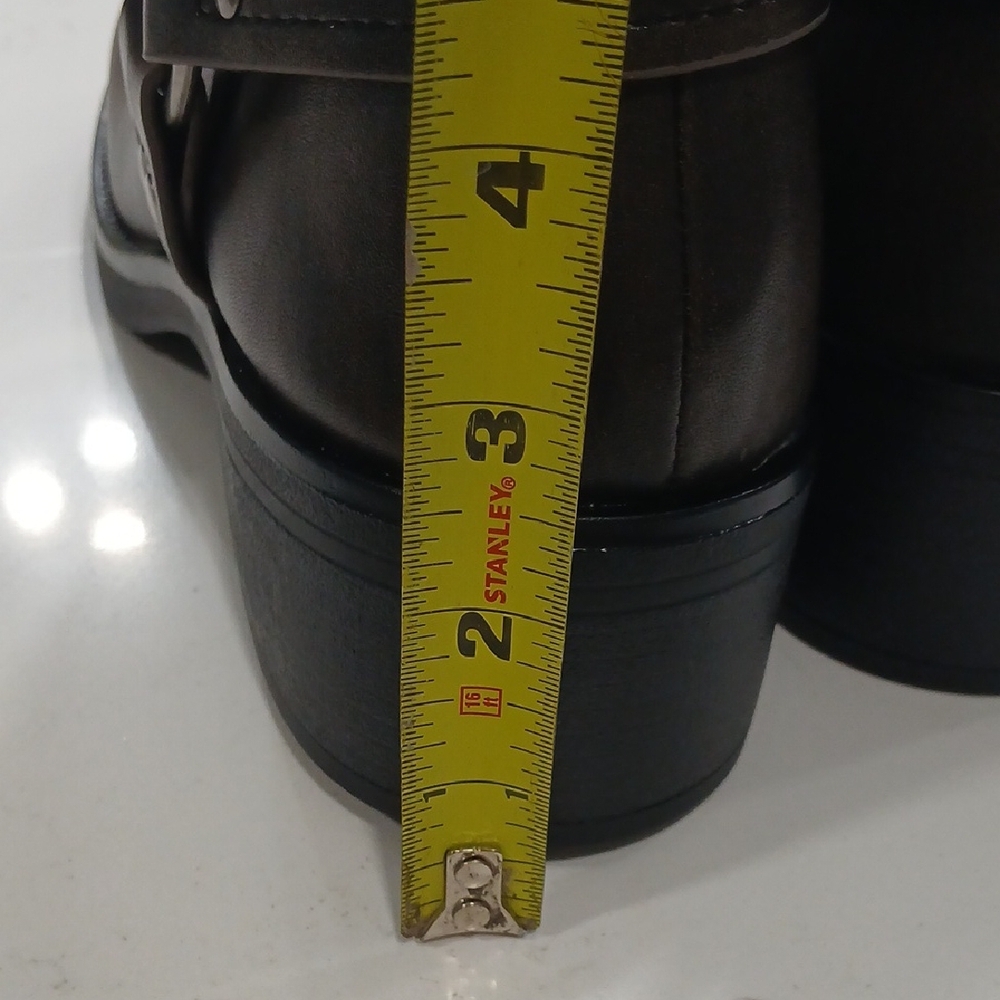 Lulu's Women's Brownish Moto  Boots, New Without Tags Or Box , Size 10 - Picture 9 of 9